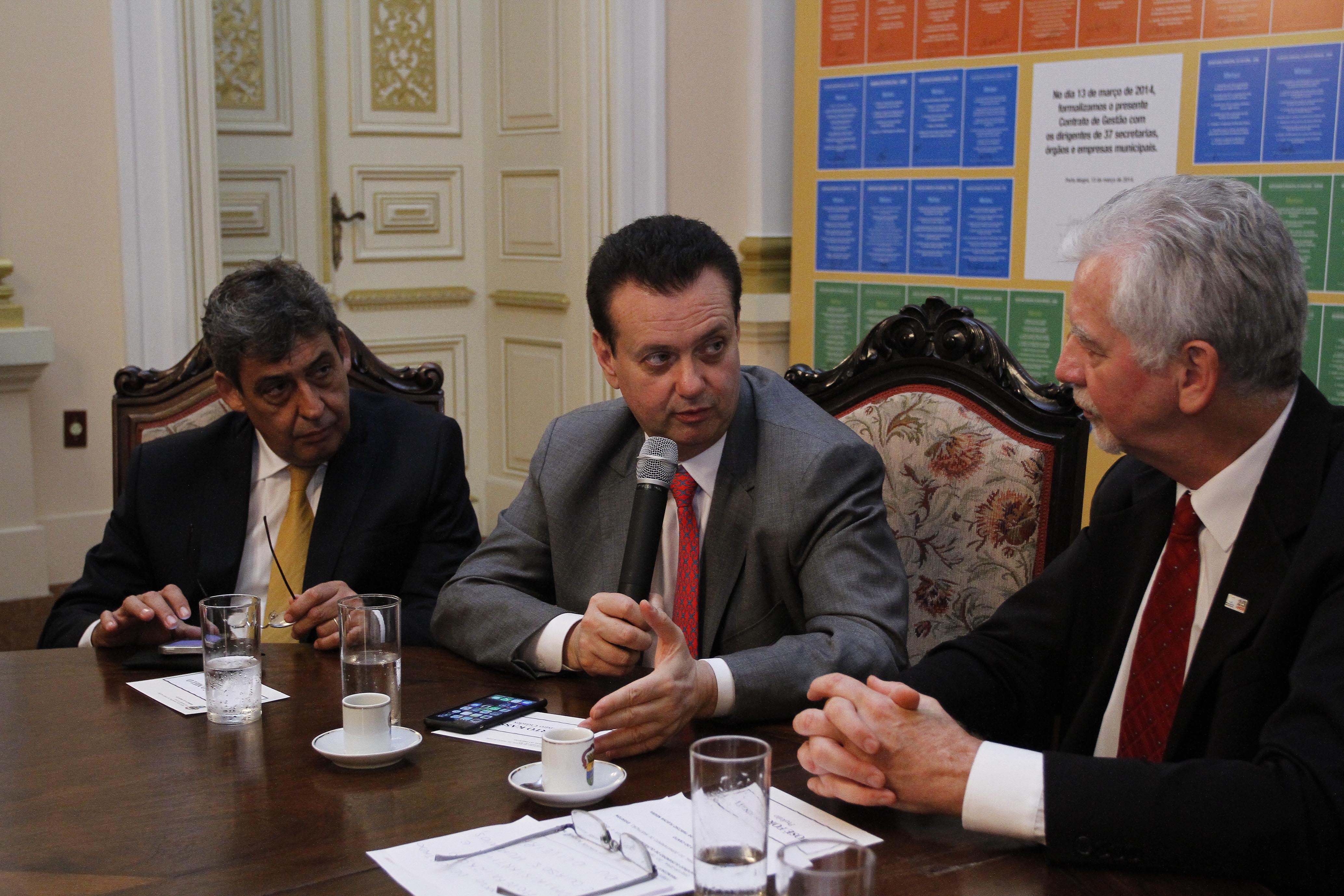 Kassab teve reunião em fevereiro com  o vice-prefeito, Sebastião Melo, e o prefeito José Fortunati